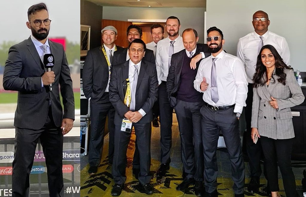 Dinesh Karthik Sunil Gavaskar Abuse WTC2021 World Test Championship Commentator Dinesh Karthik Sunil Gavaskar Abuse WTC2021 World Test Championship Commentator