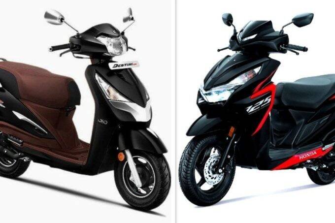 Hero Destini 125 vs Honda Grazia