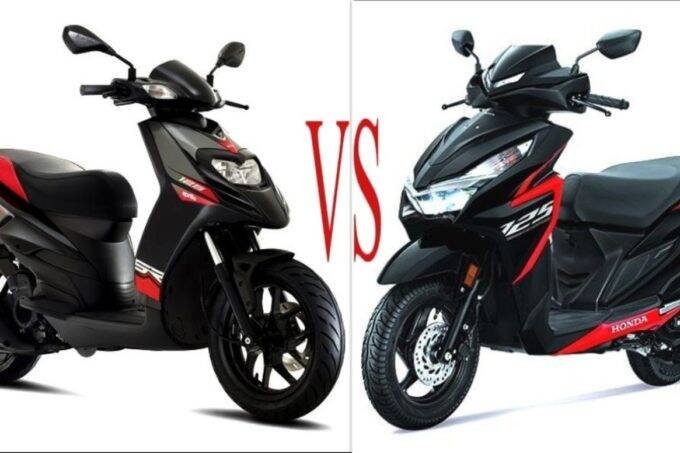Honda Grazia Sports vs Aprilia SR 125