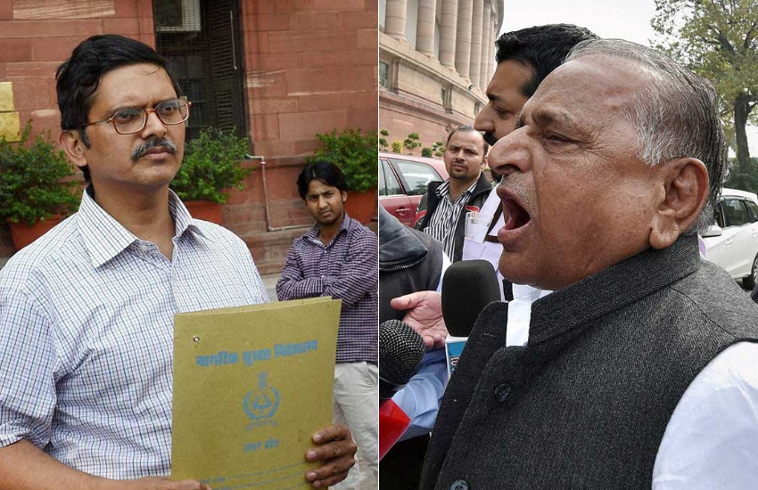 सपा सरकार में मुलायम सिंह यादव से जुड़ा प्रकरण होने के चलते मुकदमा दर्ज नहीं हुआ तो वह कोर्ट की शरण में चले गए थे। कोर्ट के निर्देश पर यह मुकदमा दर्ज कराया गया था। इस विवाद के चलते अखिलेश सरकार में ठाकुर को निलंबित कर दिया गया था।( मुलायम की छोटी बहू अपर्णा यादव को ससुर से मिलती है हमेशा इस बात की हिदायत, कहा-आदत से हूं मजबूर )