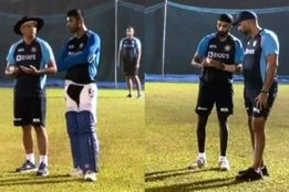 India vs Sri Lanka Under Lights Net Practice Session
