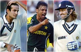 Irfan pathan Shoaib Akhtar MS Dhoni