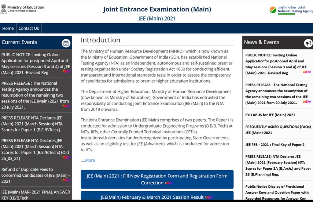 JEE Main Admit Card, JEE Main Admit Card Expected Date, JEE Main Exam Date, JEE Main registration date
