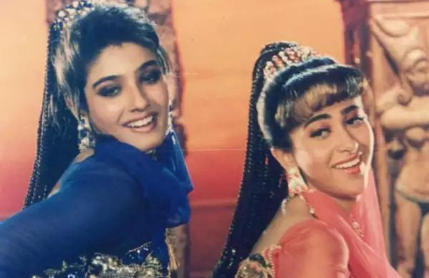 बॉलीवुड स्टार्स के आपसी संबंध फिल्मों में साथ काम करने से नहीं लगाया जा सकता है। बॉलीवुड के कई स्टार्स ऐसे हैं जो एक-दूसरे से बात नहीं करते, लेकिन फिल्मों में उनकी केमेस्ट्री जबरदस्त नजर आती है। ऐसी ही एक जोड़ी के बारे में बताने जा रहे हैं, जो फिल्म अंदाज अपना-अपना में नजर आई थी। इस जोड़ी ने फिल्म में दर्शको खूब हंसाया था, लेकिन असल में ये दो कलाकार पूरे फिल्म के दौरान एक दूसरे से बात ही नहीं करते थे। ये जोड़ी थी करिश्मा कपूर (Karisma Kapoor) और रवीना टंडन (Raveena Tondon) की। करिश्मा ने खुद एक इंटरव्यू में इस फिल्म से जुड़ा एक किस्सा बताया था जब उन्हें और रवीना को रस्सी से बंधा क्रू मेंबर्स ने छोड़ दिया था।