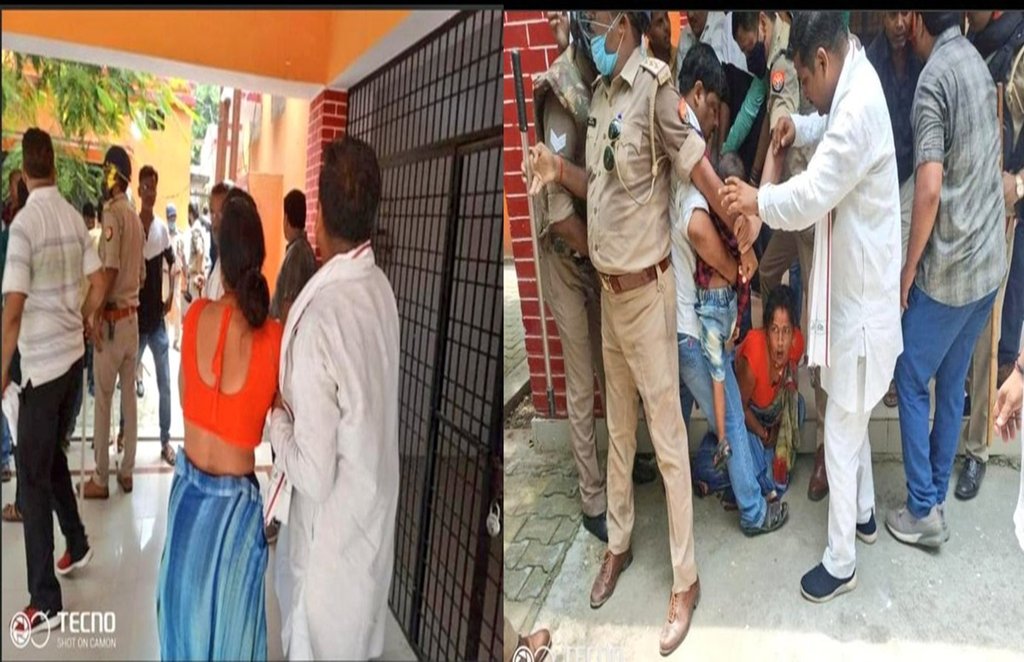 lakhimpur kheri, lakhimpur kheri Sari Pulled Case, UP Block Pramukh Election Case