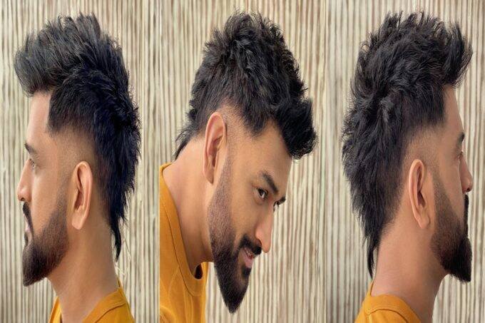 ms-dhoni-new-look-pictures-gone-viral-on-social-media-and-people-ask-virat-kohli-for-clean-shave
