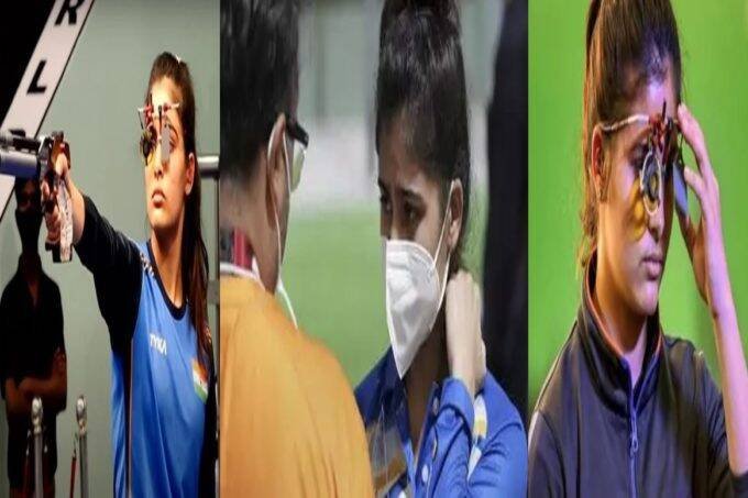 tokyo-olympics-indian-shooter-manu-bhaker-lost-due-to-technical-failure-in-her-pistol-and-left-shooting-arena-with-tears