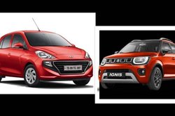 5 लाख के बजट में कौन है बेस्ट फीचर्स वाली स्टाइलिश कार, Maruti Ignis या Hyundai Santro, जानें यहां