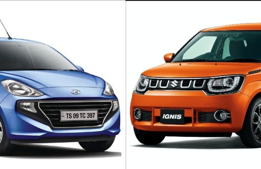 Maruti Ignis vs Hyundai Santro