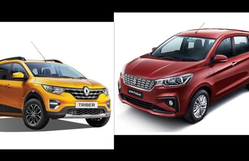 Maruti Ertiga vs Renault Triber