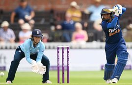 Mithali Raj batting against England