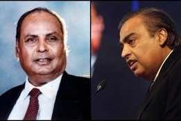 Mukesh ambani Dhiru Bhai Ambani