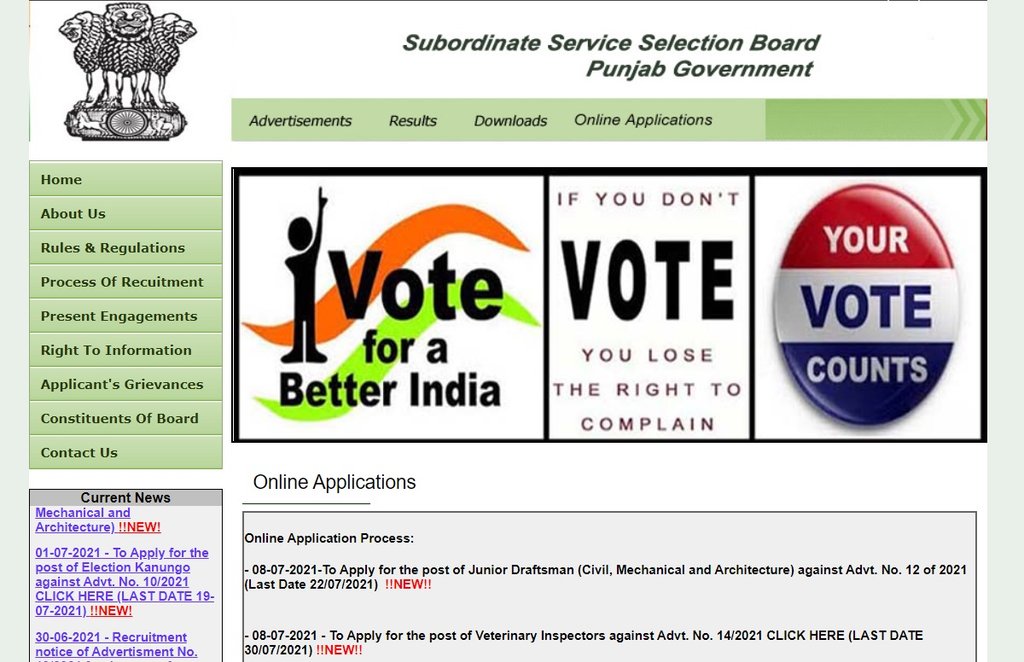 Veterinary Inspector Recruitment 2021, PSSSB Veterinary Inspector Recruitment 2021, PSSSB Veterinary Inspector Recruitment Notification, PSSSB Veterinary Inspector Recruitment Application Date
