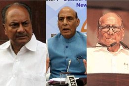 Sharad Pawar, Rajnath Singh, AK Antony