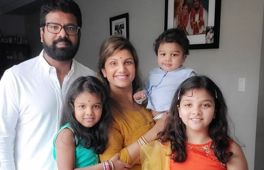 एक्ट्रेस रंभा ने एनआरआई बिजनेसमैन इंद्रकुमार पद्मनाथन से शादी की है और इनके भी तीन बच्चे हैं। रंभा की दो बेटियां लान्या और साशा हैं और बेटे का नाम शिविन है।( पेरेंट्स के तलाक से दुखी अर्जुन कपूर को लग गई थी खाने की लत, इन स्टार किड्स पर भी पड़ा था बुरा असर )