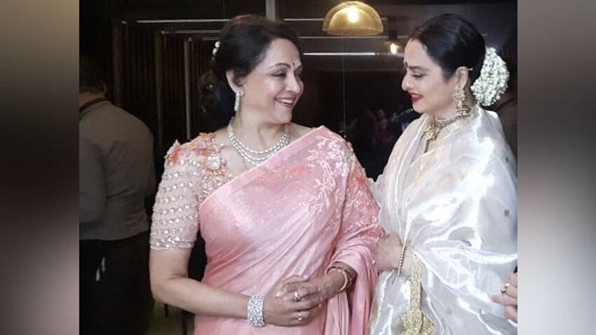 रेखा और हेमा मालिनी में बहनों सा संबंध है। हेमा मालिनी के कारण रेखा की धर्मेंद्र से भी बहुत अच्छी दोस्ती हो गई थी।