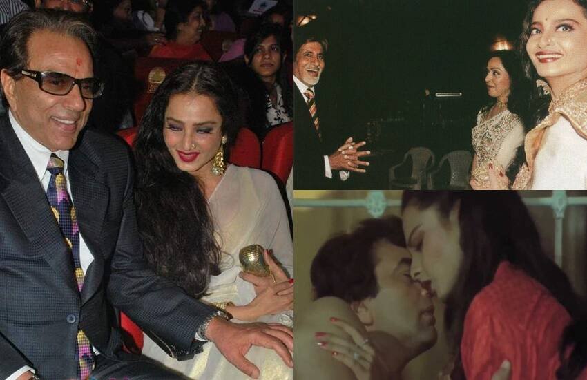 Dharmendra Rekha: धर्मेंद्र बॉलीवुड के बहुत बड़े सुपरस्टार रहे हैं। अपने फिल्मी करियर में उन्होंने लगभग सभी बड़े एक्टर्स एक्ट्रेस के साथ काम किया। सनी देओल (Sunny Deol) के पिता ने हेमा मालिनी ( Hema Malini ) से शादी रचाई है। हेमा मालिनी औऱ रेखा बहुत अच्छी दोस्त हैं। रेखा हेमा को बड़ी बहन की तरह मानती हैं। एक फिल्म में धर्मेंद्र ने खुद से 19 साल छोटी एक्ट्रेस रेखा संग बोल्ड सीन देकर खूब सुर्खियां बटोरी थीं।