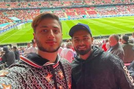 Rishabh Pant Wembley stadium London England vs Germany UEFA Euro 2020 Covid19