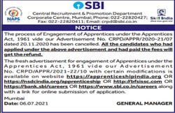SBI Recruitment 2021 Cancelled: एसबीआई ने रद्द की यह बड़ी भर्ती, वापस होगी एग्जाम फीस