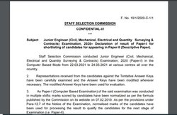 SSC Notification 2021: एसएससी ने जारी किया इन कैंडिडे्टस का रिजल्ट, ये रहा डाउनलोड करने का डायरेक्ट लिंक
