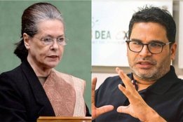 Sonia Gandhi, Prashant Kishor, Rahul Gandhi