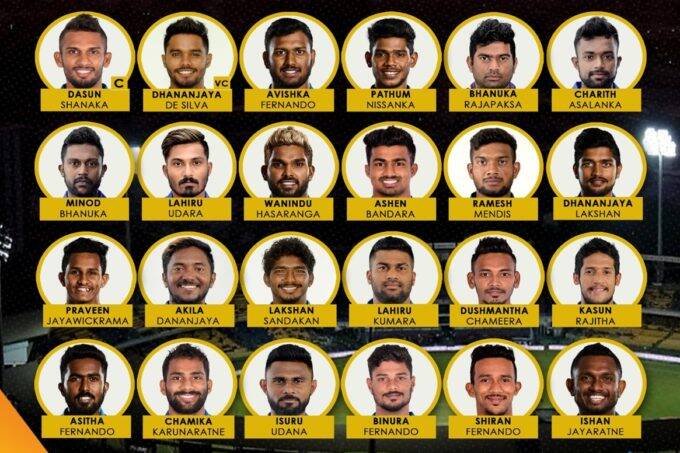 Sri Lanka Cricket ind vs sl Sri Lanka squad Dasun Shanaka