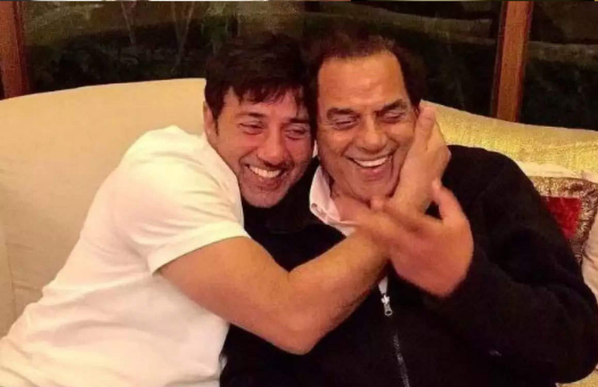 धर्मेंद्र हमेशा इस बात का जिक्र करते हैं कि उनका बेटा सनी उनकी ही कॉपी है। बात-व्यवहार और संकोच सब कुछ सनी में उनकी तरह ही है।(<a href="https://www.jansatta.com/photos/lifestyle-gallery/when-sunny-deol-forgot-to-record-karan-deol-stunt-dharmendra-grandson-had-tears/1750506/ ">सनी देओल ने जब करण देओल के स्टंट को रिकार्ड करना ही भूल गए, धर्मेंद्र के पोते के निकल आए थे आंसू </a> )