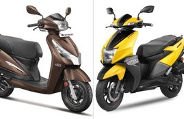 TVS Ntorq vs Hero Destini