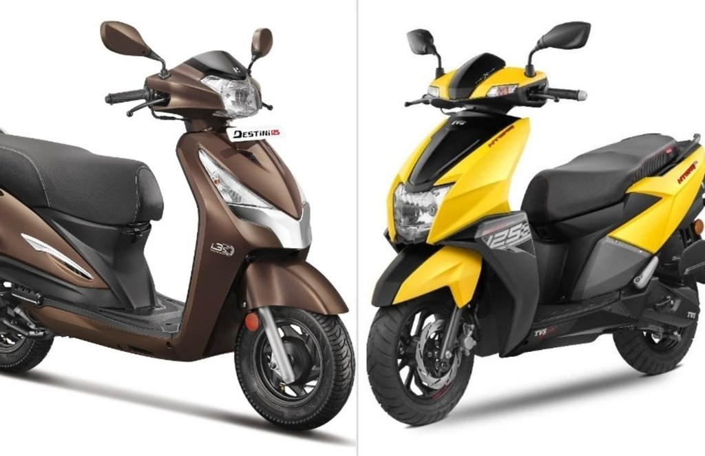 TVS Ntorq vs Hero Destini
