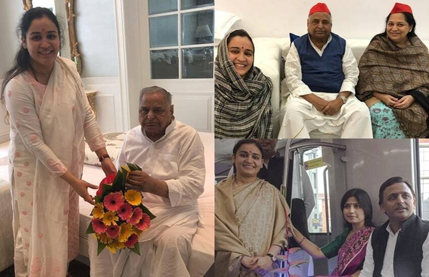 Dimple Yadav, Akhilesh Yadav SP, Mulayam Singh second wife