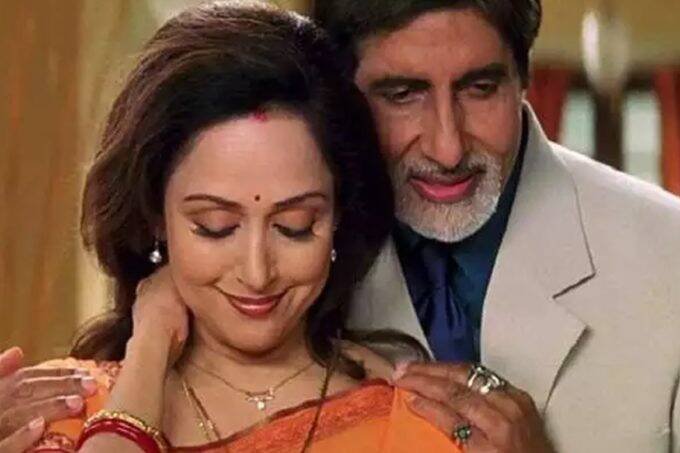 Amitabh Bachchan, Hema Malini, Amitabh replaced Dilip Kumar, Hema Malini Replaced Rakhi, Baagban,