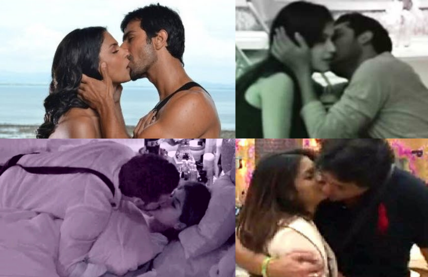 Intimate and kissing scene of Bigg Boss house : टीवी का हॉट एंड बोल्ड रियलिटी शो (hot and bold reality show) है सलमान खान (Salman Khan) का बिग बॉस। इस शो में दर्शकों को न केवल घर के अंदर मौजूद सदस्यों के बिना मतलब के झगड़े, बहस, पीठ पीछे बाते सुनने को मिलती हैं, बल्कि इंटीमेट सीन और लिपलॉक किसिंग भी देखने को मिलती है। बिग बॉस एंटरटेनमेंट, एडवेंचर और मसाले से भरपूर तब और हो जाता हैं जब घर के दो सदस्यों के बीच रोमांस शुरू होता है। कुछ ऐसे ही बिग बॉस के कपल के बारे में बताने जा रहे हैं, जिन्होंने बिग बॉस के घर ही नहीं टीवी शो पर भी अपनी बोल्डनेस और किसिंग से बवाल मचा दिया था।