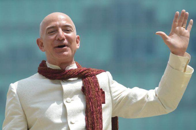American industry titan, Jeff Bezos, Amazon CEO, Blue Origin space company, Washington Post