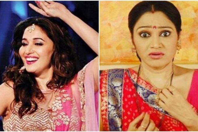 disha vakani, madhuri dixti, taarak mehta ka ooltah chashmah