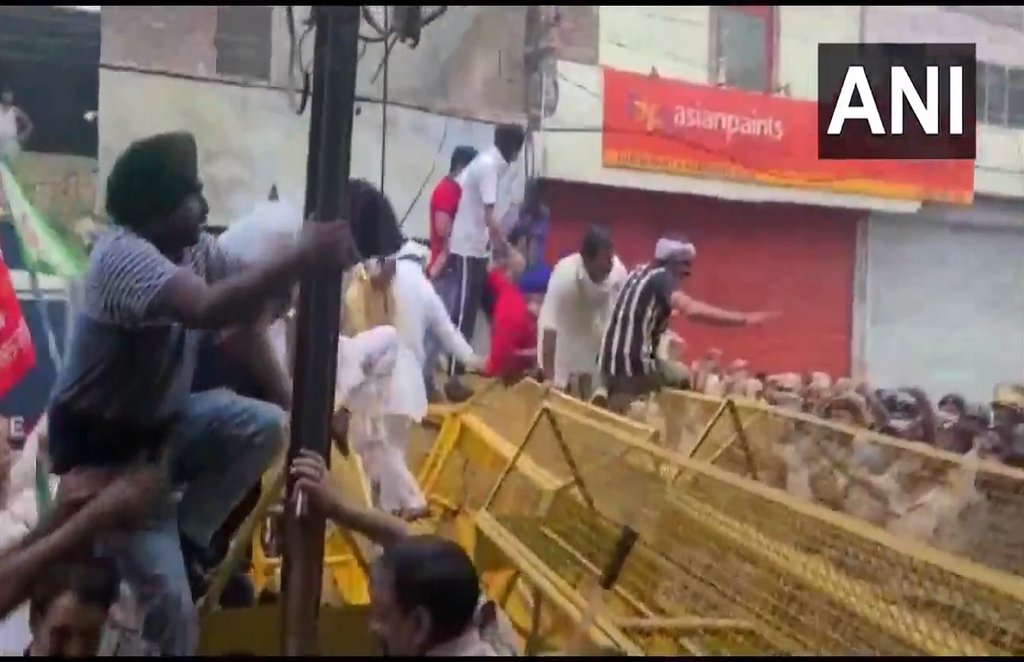 Farmer's protest,Farm Laws,Haryana,Yamunanagar,police barricading,Mool Chand Sharma, jansatta