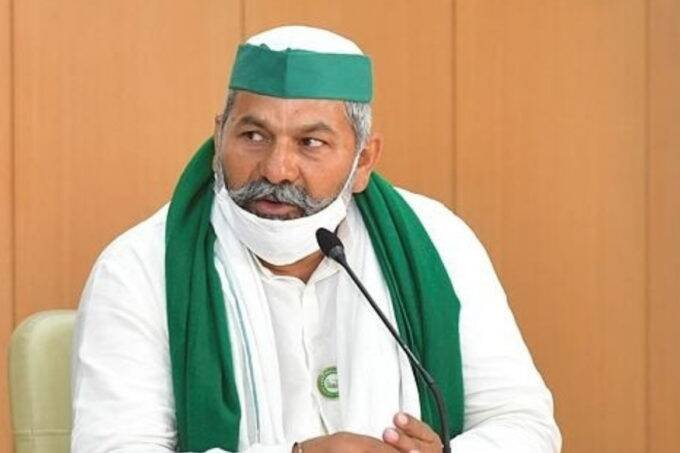 राकेश टिकैत ने किसान आंदोलन को लेकर कहा कि ये नाक की लड़ाई नहीं है बल्कि ये तो हमारे नाश की लड़ाई है। (एक्सप्रेस फोटो)