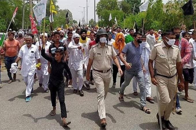 farmers, protest