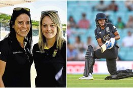 harmanpreet kaur, Kate Cross, The Hundred, women cricket, women World T20, SAW vs SLW women world t20, Marizanne Kapp, ICC tournament, first married couple to bat together, dane van niekerk and marizanne kapp, Dane Van Niekerk, Cricket live score, jansatta