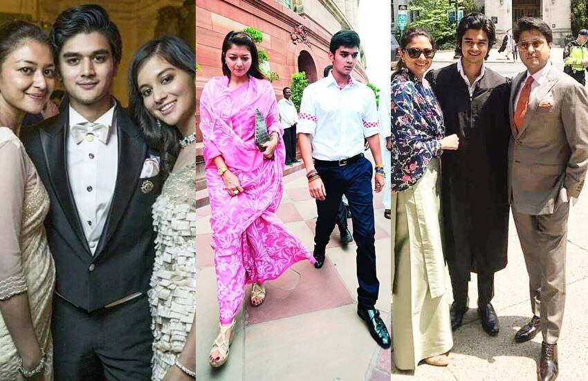 Jyotiraditya Scindia Son: ज्योतिरादित्य सिंधिया देश के नागरिक उड्डयन मंत्री हैं। कांग्रेस पार्टी के साथ अपना राजनीतिक करियर शुरू करने वाले ज्योतिरादित्य ने साल 2020 में बीजेपी का दामन थाम लिया। ज्योतिरादित्य के दो बच्चे हैं। एक बेटे और एक बेटी। आइए जानें ज्योतिरादित्य सिंधिया के बेटे से जुड़ी कुछ बातें: