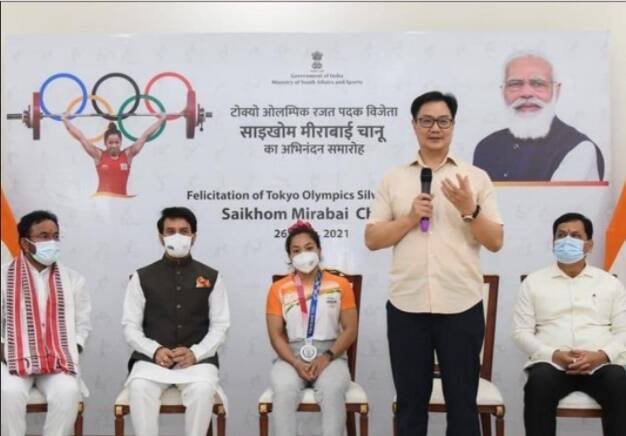 meera bai chanu, narendra modi, srinivas B V