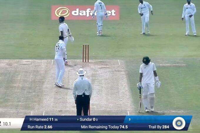 mohammed siraj washington sundar IPL RCB watch video social media india vs county select xi
