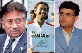 Sourav Ganguly MS Dhoni Pervez Musharraf hilarious response India vs Pakistan