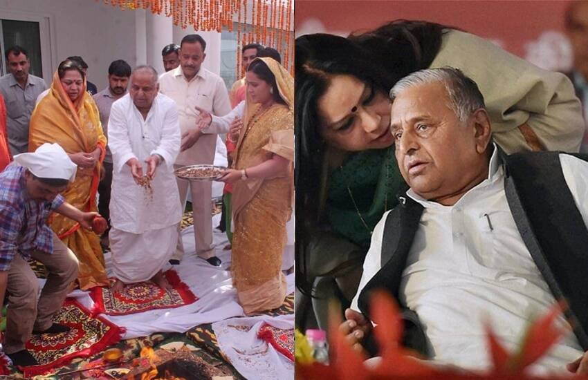 Dimple Yadav, Akhilesh Yadav SP, Mulayam Singh second wife