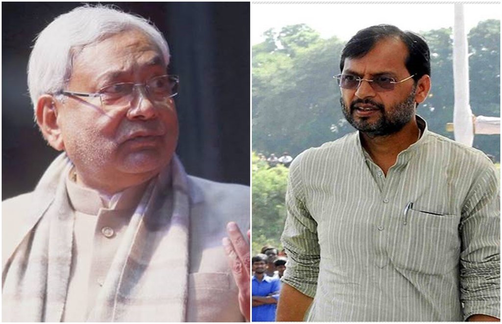Nitish Kumar,Bihar politics,CM Nitish Kumar,madan sahni,Gyanendra singh gyanu,Madan Sahni Resign,Bihar Transfer Posting,BJP Minister Involves in Transfer Posting,MLA Gyanendra Singh Gyanu,Madan Sahni Announced Resign, jansatta