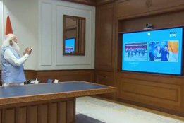 pm narendra modi anurag thakur tokyo olympics watch video Sony Sports India