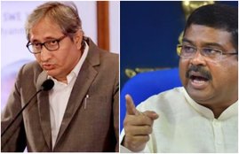 ravish kumar, dharmendra pradhan, hardeep singh puri