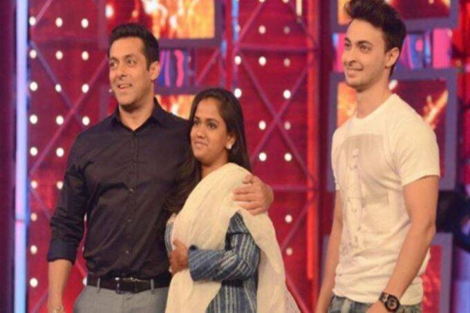 salman khan, arpita, aayush sharma