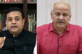 Sambit Patra, Manish Sisodia