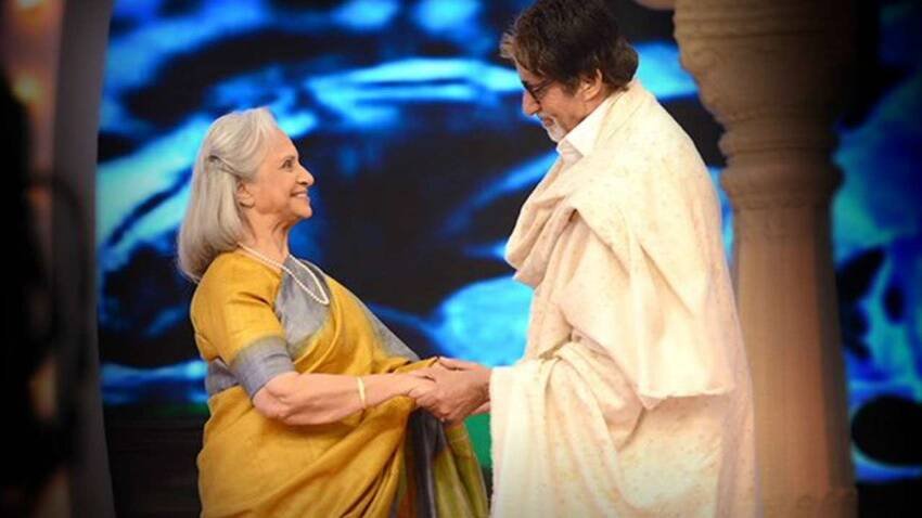 वहीदा रहमान 1976 में आई फिल्म अदालत में अमिताभ की प्रेमिका बनी थीं। वहीं दो साल बाद 1978 में आई फिल्म त्रिशूल में वहीदा ने अमिताभ की मां का रोल किया था। इसके अलावा नमक हलाल और कुली में भी वहीदा रहमान अमिताभ बच्चन की मां का किरदार निभा चुकी हैं।