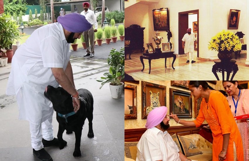 Amrinder Singh Bunglow: पंजाब के मुख्यमंत्री कैप्टन अमरिंदर सिंह अपनी राजनीति के अलावा निजी जिंदगी को लेकर भी अकसर चर्चा में रहे हैं। अमरिंदर सिंह पंजाब के पटियाला में रहते हैं। शहर के बीचों बीच पंजाब सीएम का आलीशान बंगला है। आइए देखें कैसा है उनका यह आशियाना: